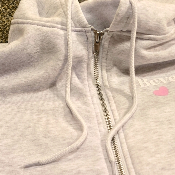 better / together Designed in New York Zip Up Hoodie Women XL Love & Hearts - Picture 7 of 15